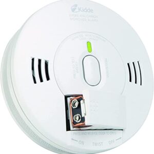 Kidde Smoke & Carbon Monoxide Detector, Hardwired Interconnect, Combination Smoke & CO Alarm with Battery Backup, Voice Alerts