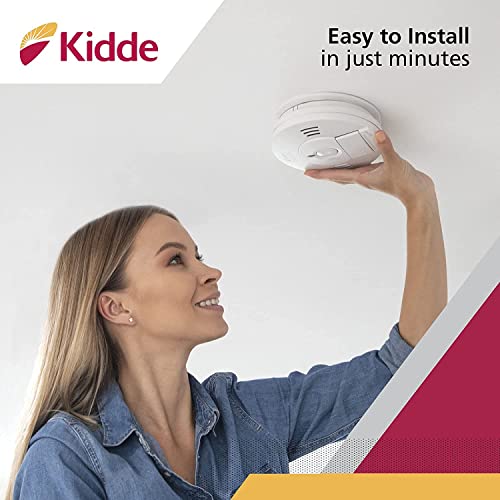 Kidde Smoke & Carbon Monoxide Detector, Hardwired Interconnect, Combination Smoke & CO Alarm with Battery Backup, Voice Alerts