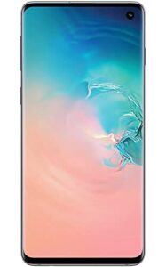 samsung galaxy s10, 128gb, prism white - gsm carriers (renewed)