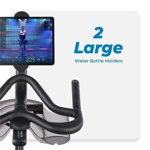 Echelon Smart Connect Fitness Bike, 30-Day Free Echelon Membership, Easy Storage, Small Spaces, Cushioned Seat, Solid, Stable Design, HIIT, Top Instructors, 32 Resistance Levels, Bluetooth