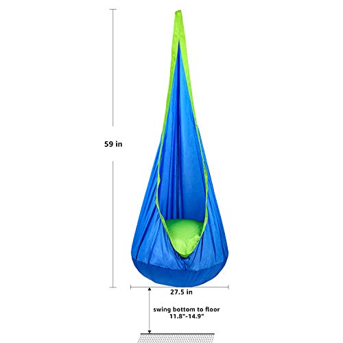 C CRYSTAL LEMON Indoor Therapy Swing for Kids Snuggle Swing