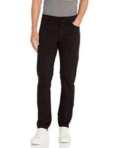 van heusen men's slim fit flex super soft tech pant, black, 34w x 29l