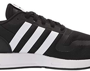 adidas Originals mens Smooth Runner Sneaker, Core Black/White/Core Black, 13 US