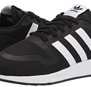 adidas Originals mens Smooth Runner Sneaker, Core Black/White/Core Black, 13 US