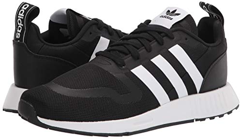 adidas Originals mens Smooth Runner Sneaker, Core Black/White/Core Black, 13 US