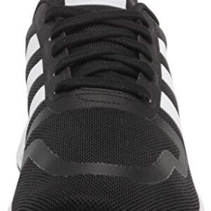 adidas Originals mens Smooth Runner Sneaker, Core Black/White/Core Black, 13 US