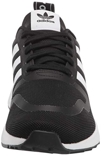 adidas Originals mens Smooth Runner Sneaker, Core Black/White/Core Black, 13 US