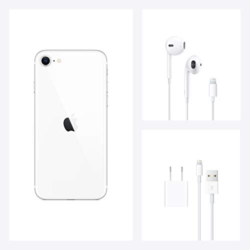 New Simple Mobile Prepaid - Apple iPhone SE (128GB) - White [Locked to Carrier - Simple Mobile]