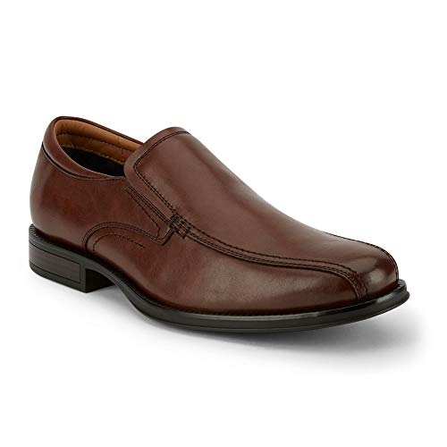 Dockers Mens Greer Dress Run Off Loafer Shoe, Brown, 12 W