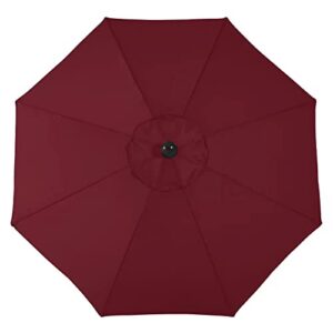 ABCCANOPY Durable Patio Umbrellas 10' Burgundy