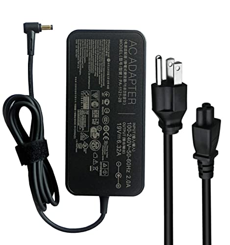 New 19.5V 6.32A 120W PA-1121-28 A15-120P1A AC Charger for Asus ROG FX504 FX53VD N56J N56VM N56VZ N750 N500 G50 N53S N55 Laptop Adapter Power Supply