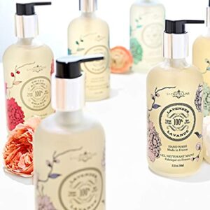 La Chatelaine Hand Wash & Lotion Set | Sulfate Free | Frosted Glass Bottles | Nourishing Shea Butter Formula | Natural and Organic | Made in France | 2 x 8.1 oz. (Sweet Almond)