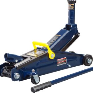 TCE AT83006U Torin Hydraulic Trolley Service/Floor Jack with Extra Saddle (Fits: SUVs and Extended Height Trucks): 3 Ton (6,000 lb) Capacity, Blue