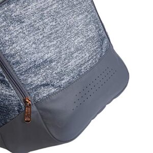 adidas Unisex Defender 4 Small Duffel Bag, Jersey Onix Grey/Rose Gold/Onix Grey, One Size