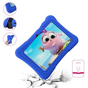 PRITOM 7 inch Kids Tablet, Quad Core Android 10, 32 GB ROM, WiFi, Bluetooth, Dual Camera, Educationl, Games, Parental Control, Kids Software Pre-Installed with Kids-Tablet Case(DB