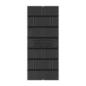 KenSera 8Bitdo Wireless Controller USB Adapter 2 Gamepad Receiver Mini USB Switch Converter Compatible with Switch/Switch OLED, Mac, Raspberry Pi, Playstation, PS5, PC Windows, with Black OTG Adapter