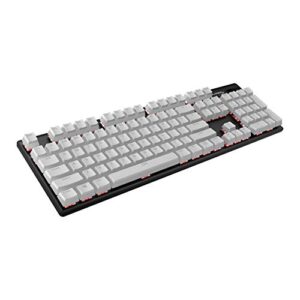 HyperX Pudding Keycaps - Double Shot PBT Keycap Set with Translucent Layer, for Mechanical Keyboards, Full 104 Key Set, OEM Profile, English (US) Layout - White