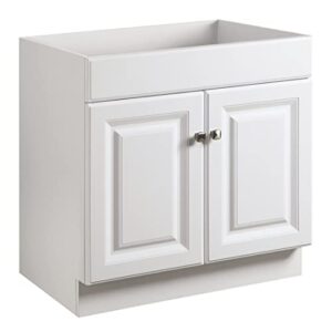 design house wyndham unassembled bathroom vanity cabinet without top, 24 in, white