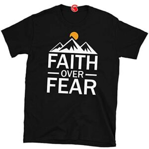 faith over fear shirt t-shirt, unisex (click customize, click customize)