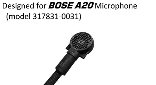 Replacement Aviation Microphone windscreens for Bose and Crystal Mic Typhoon (Two (2) Pack A20 Model)