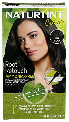 NATURTINT Dark Brown Root Retouch Ammonia Free, 1.52 FZ