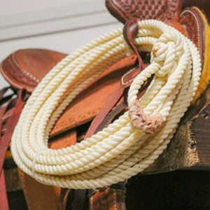 30 FT White Western Adult Lasso Rope Rodeo