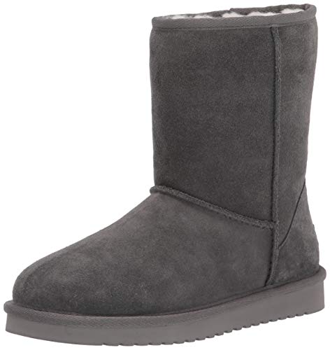 Koolaburra by UGG Women's Koola Short Mid Calf Boot, Stone Grey, 10 US