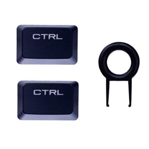 huyun ctrl keycaps replacement for corsair k70 k65 rgb rapidfire mechanical gaming keyboard (k70 ctrl x2pcs)