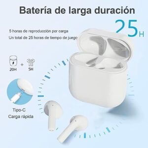 Wireless Earbuds, airpod Bluetooth 5.3 Headphones with Active Noise Cancelling, Air Buds Pods 3D Stereo in-Ear with Built-in Microphone IPX7 Waterproof Earphones Sport Headsets for Android and iPhone
