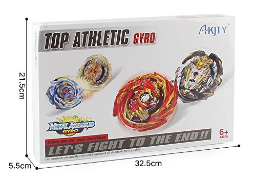 Bey Battle Battling Tops Burst Gyro Evolution Attack Set with 4D Launcher Grip Starter and Stadium