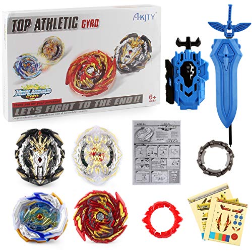 Bey Battle Battling Tops Burst Gyro Evolution Attack Set with 4D Launcher Grip Starter and Stadium