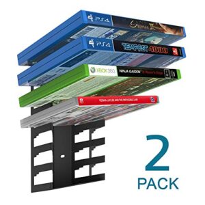 Monzlteck Video Game Case Storage Wall Mount,Gaming Accessories