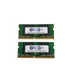 cms 32gb (2x16gb) ddr4 19200 2400mhz non ecc sodimm memory ram upgrade compatible with alienware® area 51m notebook - c108