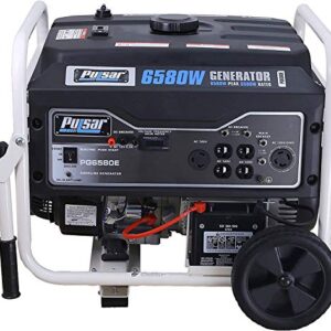 Pulsar PG6580E Portable Generator, Black&White