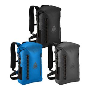 Skog Å Kust BackSåk Pro Waterproof Floating Backpack with Exterior Airtight Zippered Pocket | Black, 35L