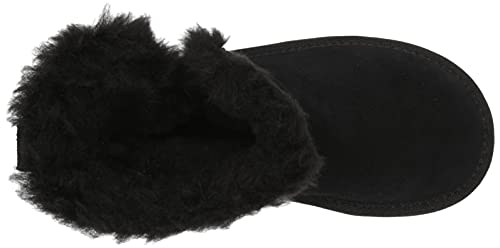 Koolaburra by UGG Unisex-Child Aribel Short Boot, Black, 5 Toddler US