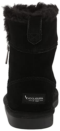 Koolaburra by UGG Unisex-Child Aribel Short Boot, Black, 5 Toddler US