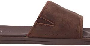 UGG mens Seaside Slide Sandal, Luggage Leather, 9 US