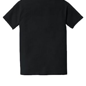 Comfort Colors Men's Adult Short Sleeve Pocket Tee, Style 6030 (Medium, Black)