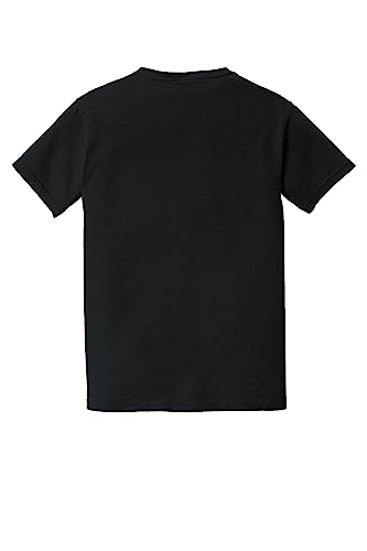 Comfort Colors Men's Adult Short Sleeve Pocket Tee, Style 6030 (Medium, Black)