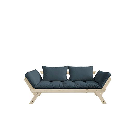 KARUP DESIGN Mattress for Bebop Futon Sofa Bed - Easily converts into Bed (Petrol Blue)