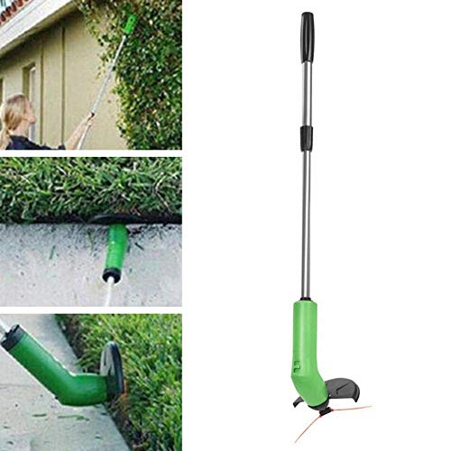 ampusanal Household Small Weed Trimmer, Lawn Mower, Portable Grass Trimmer Handheld, Cordless String Trimmer Edger, Telescopic Grass Trimming Tool, Use for Home Garden Lawn