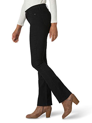 Lee Women's Legendary Mid Rise Bootcut Jean Black 14