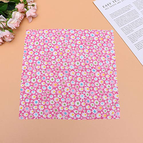 EXCEART Scraps Cotton Quilt Sewing Material Squares Floral Prints Patterns Sewing 14pcs Quilting Quilting Fabric Fabric