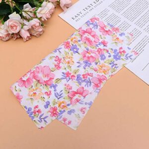 EXCEART Scraps Cotton Quilt Sewing Material Squares Floral Prints Patterns Sewing 14pcs Quilting Quilting Fabric Fabric