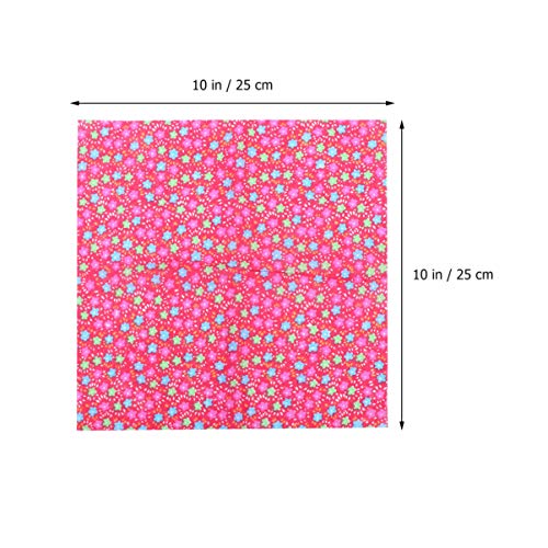 EXCEART Scraps Cotton Quilt Sewing Material Squares Floral Prints Patterns Sewing 14pcs Quilting Quilting Fabric Fabric