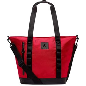 nike air jordan weatherized tote bag (one size, gym red)
