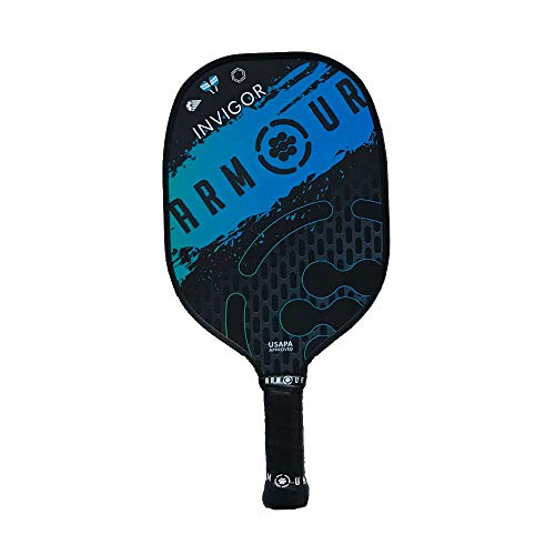 Invigor Graphite Pickleball Paddle - Black/Aqua