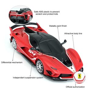 RASTAR Ferrari Toy Car 1/24 Ferrari FXX K EVO Remote Control Car for Kid Boys Adults - RED