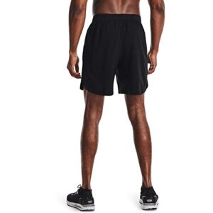 Under Armour mens Launch Run 7-inch Shorts , Black/Reflective , 3X-Large